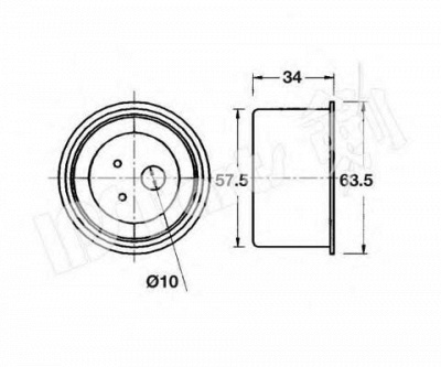 IPS PARTS itb6515 -  Устройство для натяжения ремня, ремень ГРМ